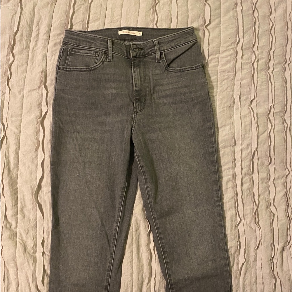 Levi’s 721 high rise skinny Gray High Rise Skinny Jeans size 30
